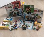 Lego Super Mario Sets - Mario & Luigi Starter + Power-Ups, Ophalen, Zo goed als nieuw, Complete set, Lego