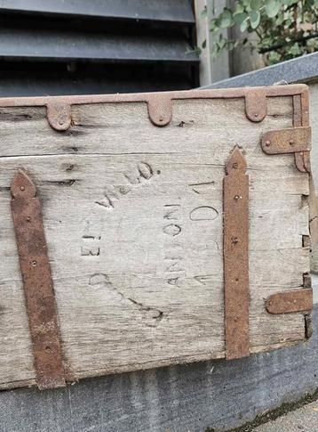 Antieke Houten Rijstbak - Uniek Decoratie Stuk beschikbaar voor biedingen