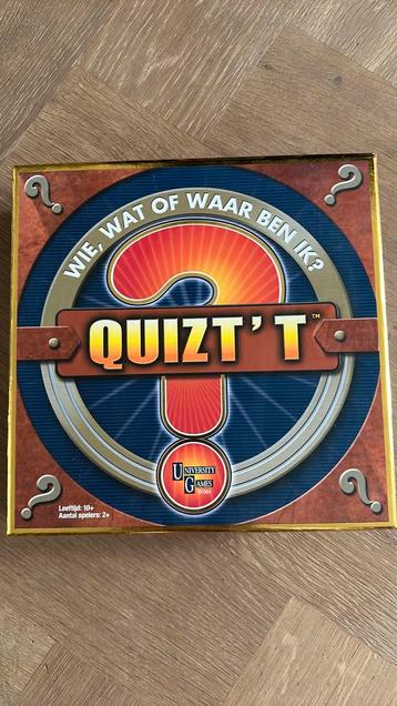 Quizt’ t spel  beschikbaar voor biedingen