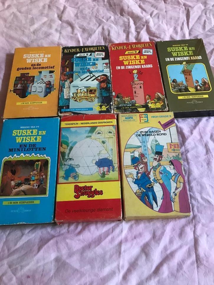 Video banden suske en wiske vintage, Cd's en Dvd's, VHS | Kinderen en Jeugd, Gebruikt, Kinderprogramma's en -films, Overige typen
