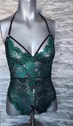 Sexy body met open kruis L, Ophalen of Verzenden, Zwart, Body of Korset