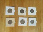 1/2 gulden 1857 1858 1861 1862 1863 1868 Willem III 3 halve, ½ gulden, Koning Willem III, Setje, Zilver