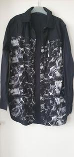 CoolCat Zwart Overhemd met Print - Maat L, Kleding | Heren, Overhemden, Zwart, Zo goed als nieuw, Halswijdte 41/42 (L), CoolCat