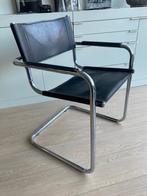 1 buisframe stoel Mart Stam style (zwart), Huis en Inrichting, Stoelen, Gebruikt, Eén, Zwart, Ophalen