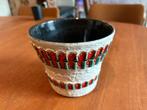West Germany Fat Lava Bloempot 202/13 - Ü-keramik - Vintage, Tuin en Terras, Bloempotten, Rond, Binnen, Ophalen of Verzenden, Zo goed als nieuw
