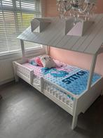 1.20 kinder hut bed, met onder lade met extra matras, Ophalen of Verzenden, Zo goed als nieuw, 85 tot 100 cm, Matras
