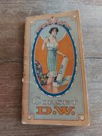 Orgineel antiek corset kalederboekje 1926 van D.W. corset, Ophalen of Verzenden, Zo goed als nieuw