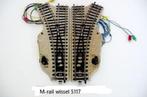 Marklin M-Rail wissels 5117 en rails AANBIEDING, Wisselstroom, Gebruikt, Verzenden, Rails