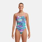 Nieuw Funkita Ladies Eco Tie Me Tight One Piece Palm Cove, Kleding | Dames, Badmode en Zwemkleding, Blauw, Nieuw, Funky Trunks & Funkita