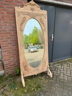 Staande antieke spiegel, Antiek en Kunst, Antiek | Spiegels, 50 tot 100 cm, 200 cm of meer, Ophalen