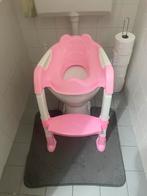 Roze kinder wc-bril met trapje, Kinderen en Baby's, Badjes en Verzorging, Overige merken, Overige typen, Ophalen of Verzenden