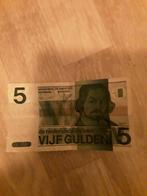 Oude briefje van 5 gulden briefje mooi nog interesse bellen, Postzegels en Munten, Bankbiljetten | Nederland, Ophalen of Verzenden
