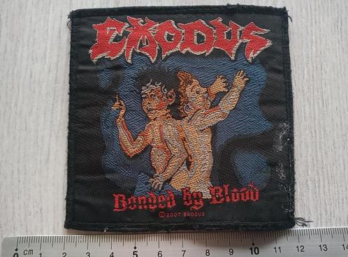 Exodus bonded by blood 2007 patch used828, Verzamelen, Muziek, Artiesten en Beroemdheden, Gebruikt, Kleding, Verzenden