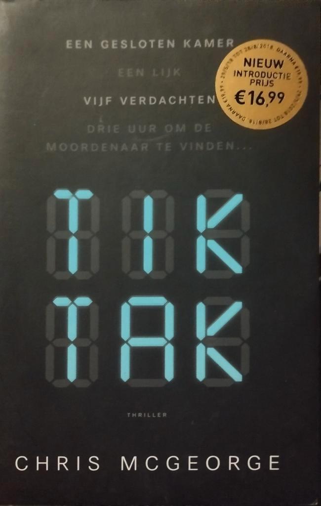 Chris McGeorge - Tik Tak., Boeken, Thrillers, Zo goed als nieuw, Ophalen of Verzenden