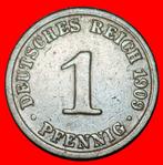 Ⰶ EAGLE (1890-1916): GERMANY 1 PFENNIG 1909A PRUSSIA!, Verzenden, Duitsland, Losse munt