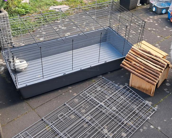 Konijnenkooi  extra groot, Dieren en Toebehoren, Knaagdieren en Konijnen | Hokken en Kooien, Kooi, Minder dan 60 cm, 110 cm of meer