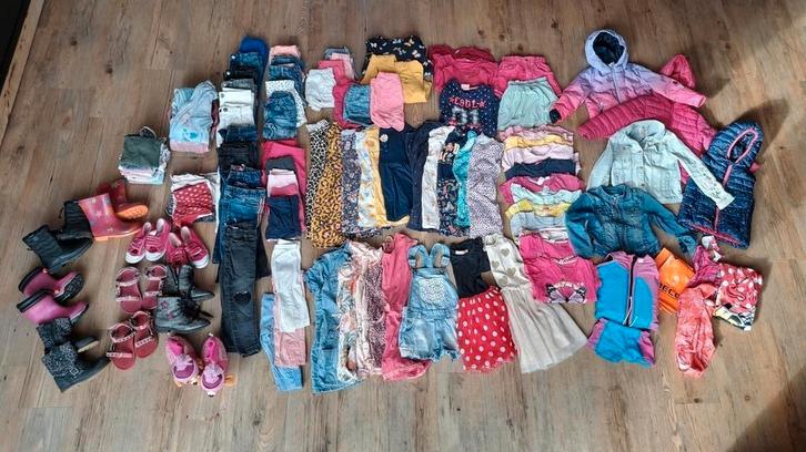 Groot Meisjes Kledingpakket 98-116, Kinderen en Baby's, Kinderkleding | Kinder-kledingpakketten, Gebruikt, Overige maten, Ophalen of Verzenden