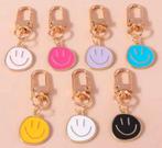 Blije Smiley (school) Tashanger of Sleutelhanger - Nieuw!, Sieraden, Tassen en Uiterlijk, Oorbellen, Ophalen of Verzenden, Nieuw