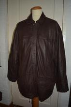 zeer ruime leren halflange jas, mt XXXXL, Kleding | Heren, Jassen | Winter, Bruin, Stalrucker, Overige maten, Ophalen of Verzenden