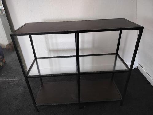 IKEA stellingkast met drie etages, Huis en Inrichting, Kasten | Boekenkasten, Gebruikt, 50 tot 100 cm, Minder dan 100 cm, 25 tot 50 cm