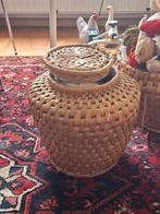 Biezen mand met deksel, Ophalen of Verzenden, Gebruikt