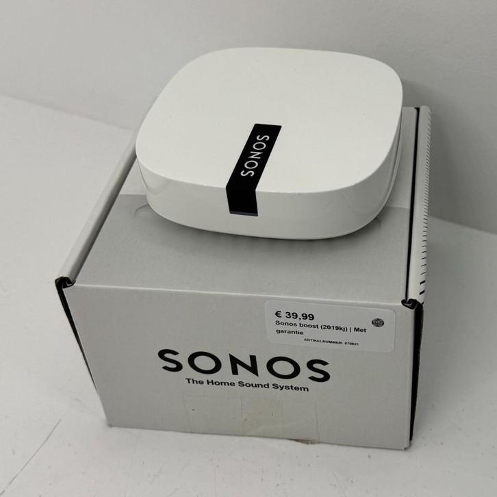 Sonos boost (2019kj) | Met garantie, Audio, Tv en Foto, Luidsprekers, Zo goed als nieuw, Center speaker, Minder dan 60 watt, Sonos