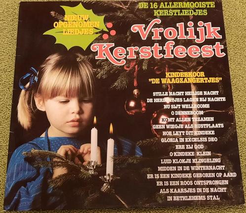 LP  Kinderkoor De Waagzangertjes - Vrolijk kerstfeest, Cd's en Dvd's, Vinyl | Kinderen en Jeugd, Zo goed als nieuw, Ophalen of Verzenden