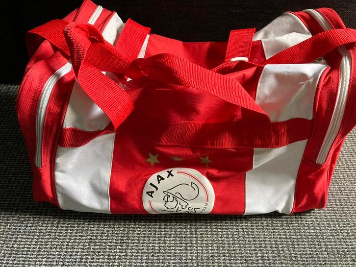 Originele Ajax Weekendtas Rood-Wit, Sieraden, Tassen en Uiterlijk, Tassen | Sporttassen, Gebruikt, Unisex volwassen, Ophalen of Verzenden