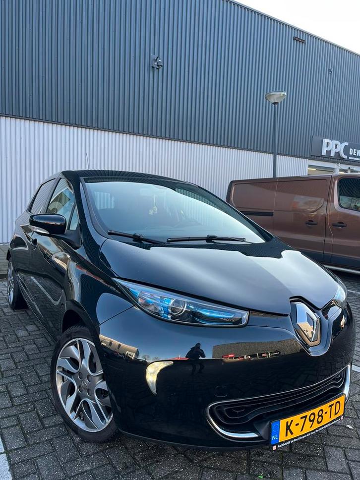 Renault ZOE R90 41kWh 92pk (batterijhuur) 2018 Zwart, Auto's, Renault, Particulier, ZOE, ABS, Airbags, Airconditioning, Bluetooth