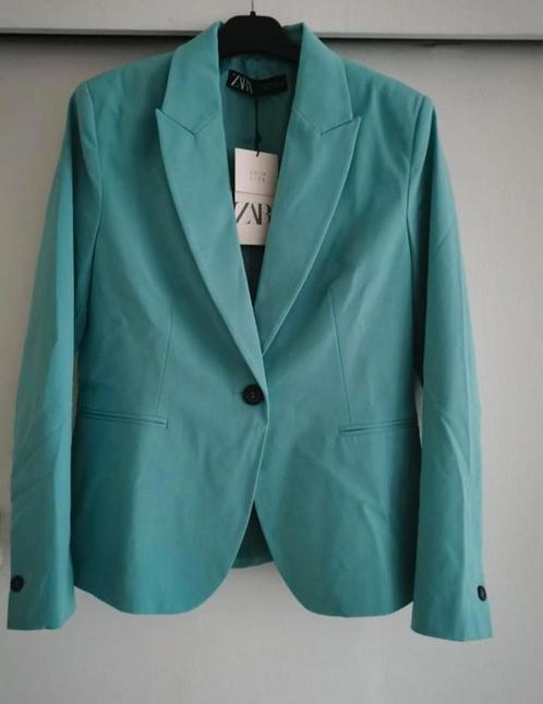 ZARA blazer mt. M, Kleding | Dames, Jasjes, Kostuums en Pakken, Nieuw, Jasje, Maat 38/40 (M), Blauw, Verzenden