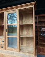 Grote / Brede winkelkast teakhout | Buffetkast teak #2404, Huis en Inrichting, Kasten | Buffetkasten, Niet ingevuld, Gebruikt