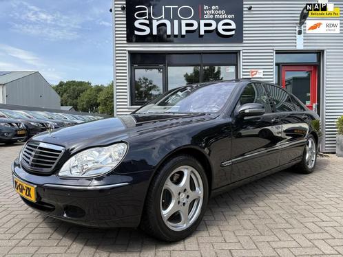Mercedes-Benz S-klasse 600 Lang V12 -UNIEK!-ORIGINEEL NEDERL, Auto's, Mercedes-Benz, Bedrijf, Te koop, S-Klasse, ABS, Adaptive Cruise Control