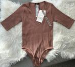 Zara Limitless Contour Collection Body Top Bruin | skims, Kleding | Dames, Verzenden, Maat 36 (S), Bruin, Korte mouw