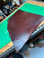 Cognac kleur tuigleer 3 mm dikte half soepel nr13, Leer of Kunstleer, Ophalen of Verzenden, Zo goed als nieuw, 30 tot 120 cm