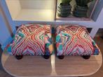 2x poef hocker voetenbankje plantentafel stoel kruk bankje, Ophalen