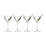4 Martini glazen, Ophalen, Zo goed als nieuw, Overige typen