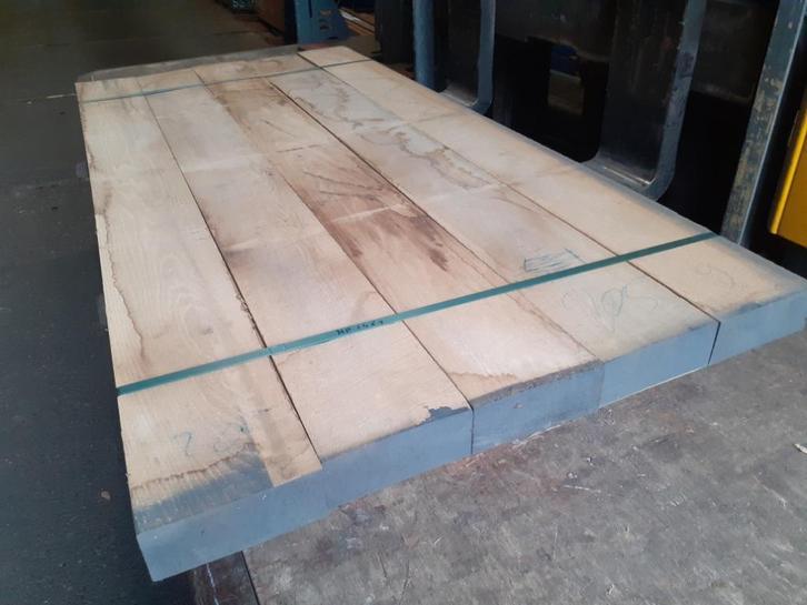 Eiken 80mm dikte 1A kwaliteit - diverse breedtematen Op=Op, Tuin en Terras, Palen, Balken en Planken, Nieuw, Balken, 180 tot 250 cm