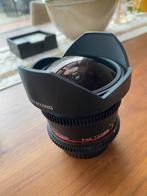 Samyang 8mm T3.8 UMC VDSLR fisheye CSII Canon EF-S, Gebruikt, Ophalen of Verzenden