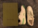 Gucci Basket Demetra Sneakers – White/Green (EU Size 41+), Wit, Ophalen of Verzenden, Gucci, Sneakers of Gympen