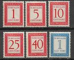 Nederlands Nieuw Guinea 1957 Portzegels postfris + plakk, Postzegels en Munten, Postzegels | Nederlands-Indië en Nieuw-Guinea