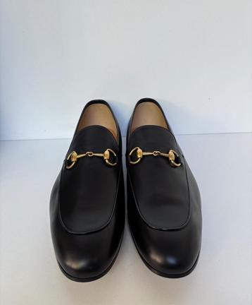GUCCI Jordaan zwart horsebit leer NIEUWE HEREN schoenen 43,5 beschikbaar voor biedingen