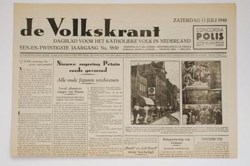 13 juli 1940 - De Volkskrant | Heruitgave 1994 beschikbaar voor biedingen