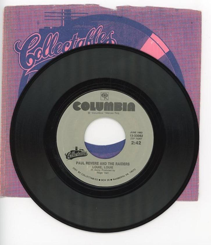 uit de serie Collectables ( 33082 ) - Paul Revere & the Raid, Cd's en Dvd's, Vinyl Singles, Zo goed als nieuw, EP, Pop, Ophalen of Verzenden