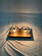 Vintage Space Age Wandlampen van Gebrüder Cosack Leuchten, Ophalen of Verzenden, Glas