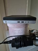 HP Prodesk 400 G4 Mini met i3-8100t,8GB,128GB SSD, 750GB HDD, Computers en Software, Desktop Pc's, Ophalen, Hp, Gebruikt, 128GB NVMe SSD & 750GB HDD