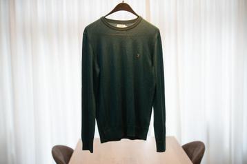 Farah Merino Jumper - Mooie groene wollen trui beschikbaar voor biedingen