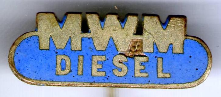 MWM diesel email op zilverkleurig speldje ( F_014 ), Verzamelen, Speldjes, Pins en Buttons, Nieuw, Speldje of Pin, Transport, Verzenden