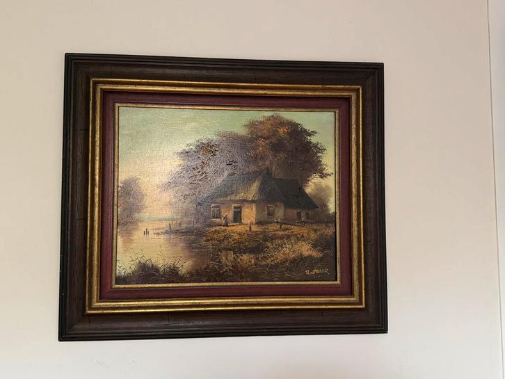 Olieverf schilderij Reint Withaar, Antiek en Kunst, Kunst | Schilderijen | Klassiek, Ophalen