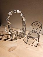 Rozenboog en stoeltje, Ophalen of Verzenden, Poppenhuis