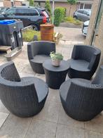 MOET WEG   TUINSET WICKER ROND, Ophalen, Zo goed als nieuw, Wicker